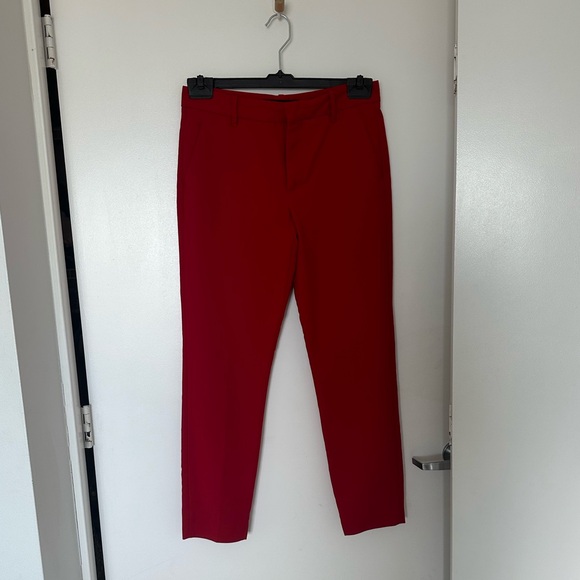 Red Zara Slacks - Picture 2 of 9